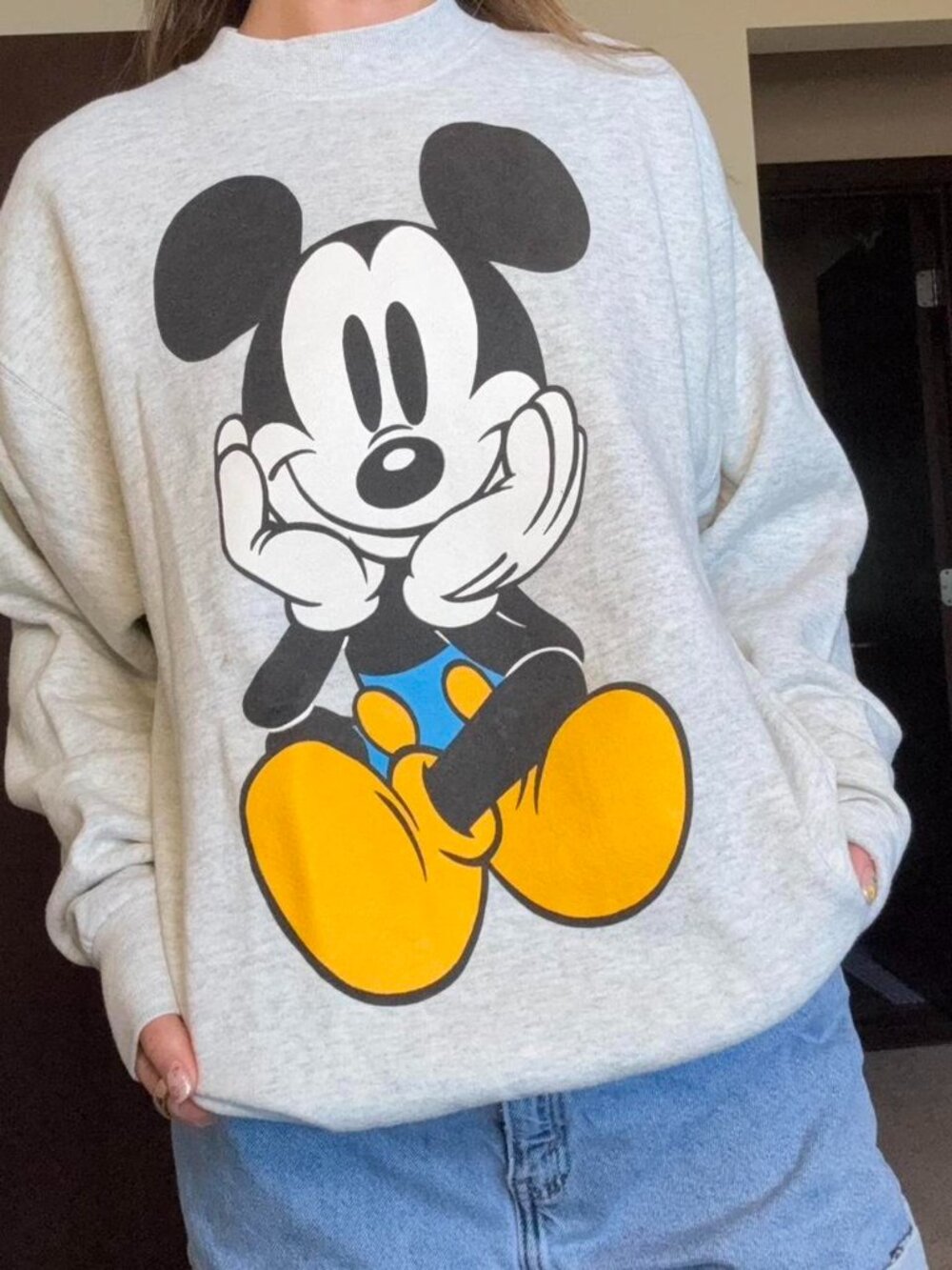Vintage 90's Mickey Mouse Mickey and co Crewneck Sweatshirt